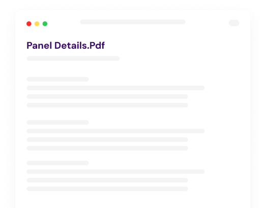 Panel Details
